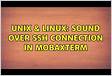 Sound over SSH Connection in MobaXTerm